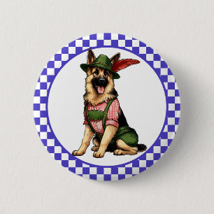 Macaron Rond 5 Cm Oktoberfest berger allemand