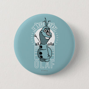 Macaron Rond 5 Cm Olaf   I Love Heat