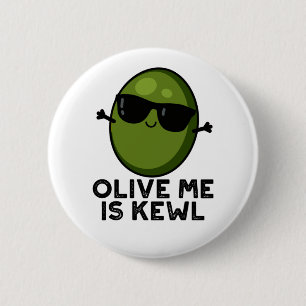 Macaron Rond 5 Cm Olive Me Est Le Cool Kewl Pun Olive