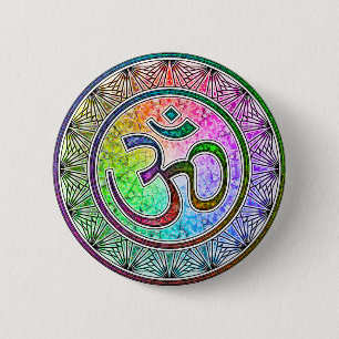 Macaron Rond 5 Cm OM-mandala