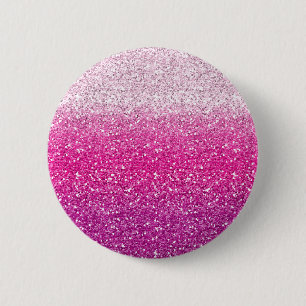 Macaron Rond 5 Cm Ombre rose scintillant