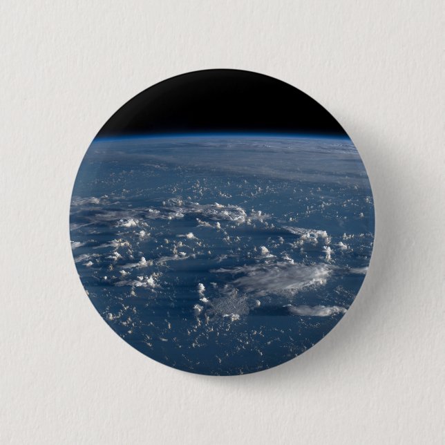 Macaron Rond 5 Cm Ombres Des Nuages De L'Autre Côté De La Mer Philip (Devant)