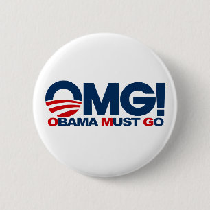 Macaron Rond 5 Cm OMG ! Obama doit aller