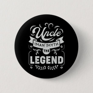 Macaron Rond 5 Cm Oncle L'homme le mythe la légende