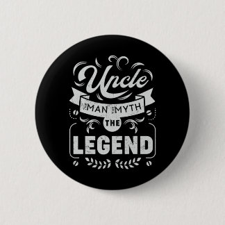Macaron Rond 5 Cm Oncle L'homme le mythe la légende