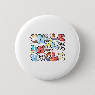 Macaron Rond 5 Cm Oncle Toy Drôle Histoire grand-père Fête des pères