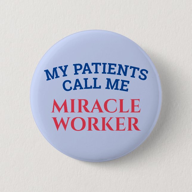 Macaron Rond 5 Cm Oncologie Professionnels Remerciements Bouton Cade (Devant)