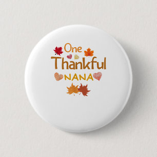 Macaron Rond 5 Cm one thankful nana thanksgiving day familching
