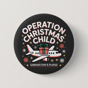 Macaron Rond 5 Cm Opération Enfant de Noël Sac à main samaritain