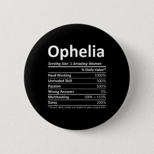 Macaron Rond 5 Cm Ophelia Nutrition Personalized Funny Christma
