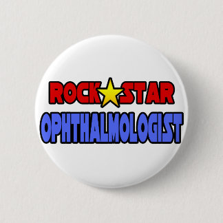 Macaron Rond 5 Cm Ophthalmologue Rock Star