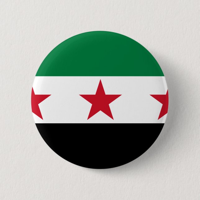 Macaron Rond 5 Cm opposition syrienne (Devant)