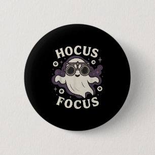 Macaron Rond 5 Cm Optométrie drôle Hocus Focus Optométriste Soky Hal