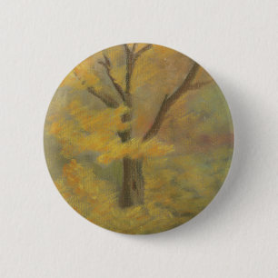 Macaron Rond 5 Cm Or d'automne
