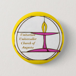 Macaron Rond 5 Cm Or de bouton d'UUCA