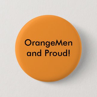 Macaron Rond 5 Cm OrangeMen et fier !