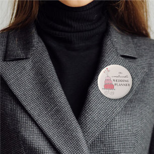 Macaron Rond 5 Cm ORGANISATRICE DE MARIAGE Gâteau Rose Pâle Chic et 