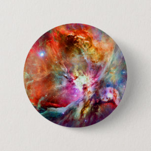Macaron Rond 5 Cm Orion Nebula