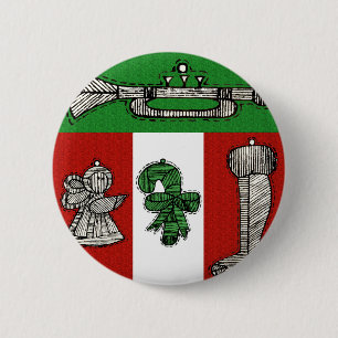 Macaron Rond 5 Cm Ornements vintages