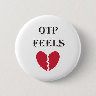 Macaron Rond 5 Cm "OTP sent" la goupille