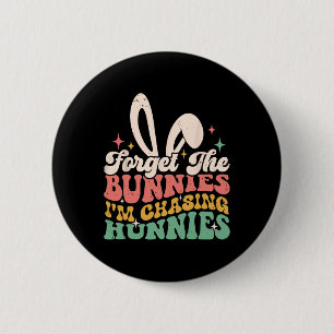 Macaron Rond 5 Cm Oubliez les lapins je poursuis les Hunnies Easter