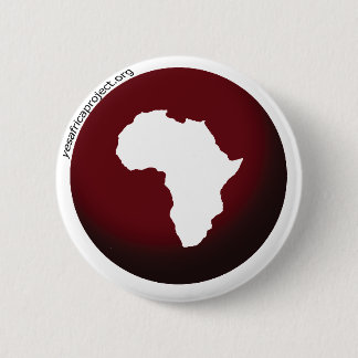 Macaron Rond 5 Cm Oui ! Bouton de l'Afrique avec le logo