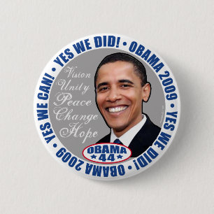Macaron Rond 5 Cm oui nous avons fait le Président Obama Button