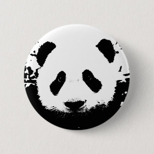Macaron Rond 5 Cm Ours Panda