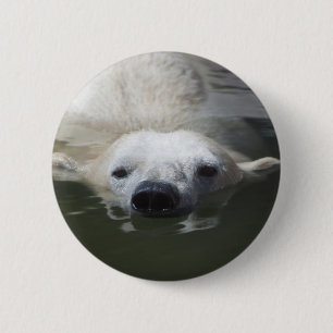 Macaron Rond 5 Cm Ours polaire