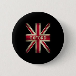 Macaron Rond 5 Cm Oxford Angleterre Grande-Bretagne Royaume-Uni Hist