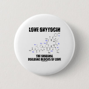 Macaron Rond 5 Cm Oxytocine d'amour les blocs constitutifs originaux