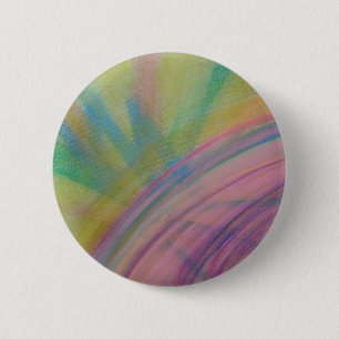 Macaron Rond 5 Cm P9 Art Abstrait Coloré Unique