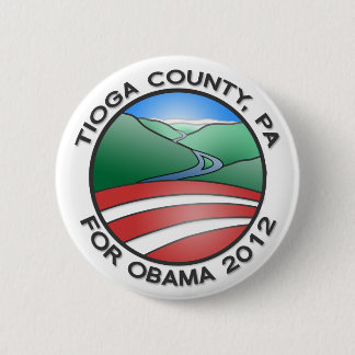 Macaron Rond 5 Cm PA du comté de Tioga pour le canyon 2012 d'Obama