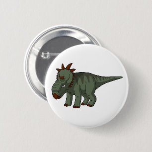 Macaron Rond 5 Cm Pachyrhinosaurus