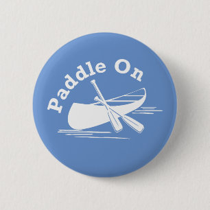 Macaron Rond 5 Cm Paddle On Design - Bouton rond