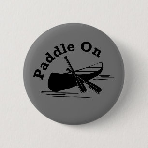 Macaron Rond 5 Cm Paddle On Design - Bouton rond