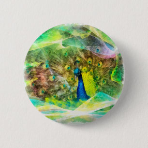 Macaron Rond 5 Cm Paiement numérique de Peacock