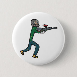 Macaron Rond 5 Cm Paintball