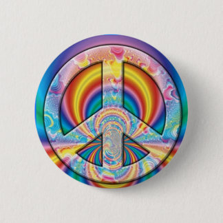 Macaron Rond 5 Cm paix - customisée