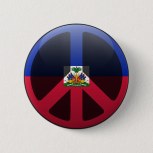 Macaron Rond 5 Cm Paix en le Haïti