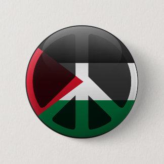 Macaron Rond 5 Cm Paix en Palestine