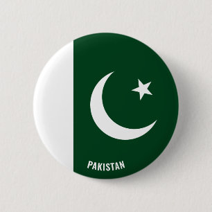 Macaron Rond 5 Cm Pakistan Drapeau mignon Patriotique