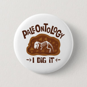 Macaron Rond 5 Cm Paléontologie Je Creuse Il Paléontologue Dinosaur