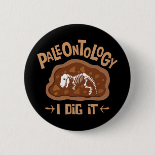 Macaron Rond 5 Cm Paléontologie Je Le Creuse Dinosaure Bones Lover
