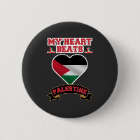 Palestine Coeur Drapeau Amour Soutien Liberté Fier