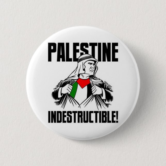 Macaron Rond 5 Cm Palestine_Indestructible_by_Latuff2 (Devant)