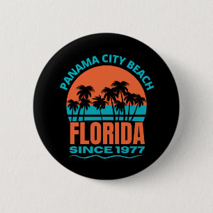 Macaron Rond 5 Cm Panama City Beach Floride