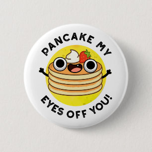 Macaron Rond 5 Cm Pancake My Eyes Off You Funky Food Pun
