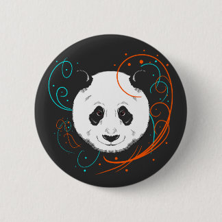 Macaron Rond 5 Cm Panda