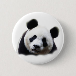 Macaron Rond 5 Cm Panda